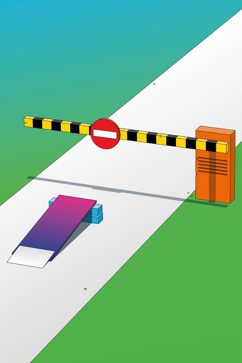 Obstacle illustration